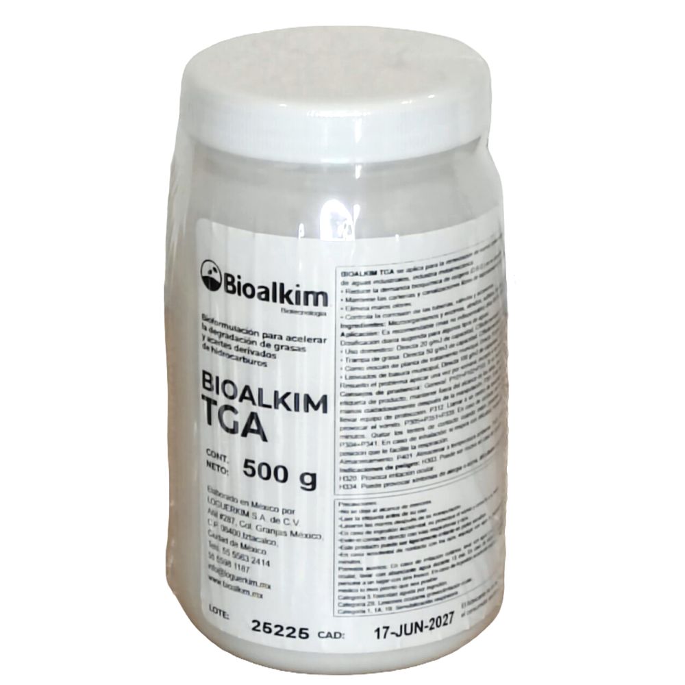 Bioalkim TGA - Degradador Biológico de Grasas y Aceites Industriales