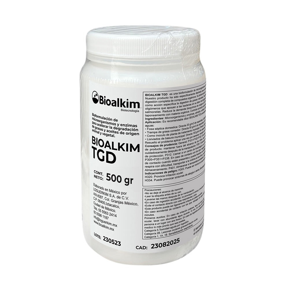 Bioalkim TGD - Tratamiento Biológico para Aguas Residuales Fosas Sépticas, Biodigestores