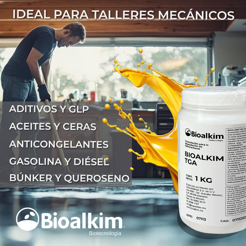 Bioalkim TGA - Degradador Biológico de Grasas y Aceites Industriales