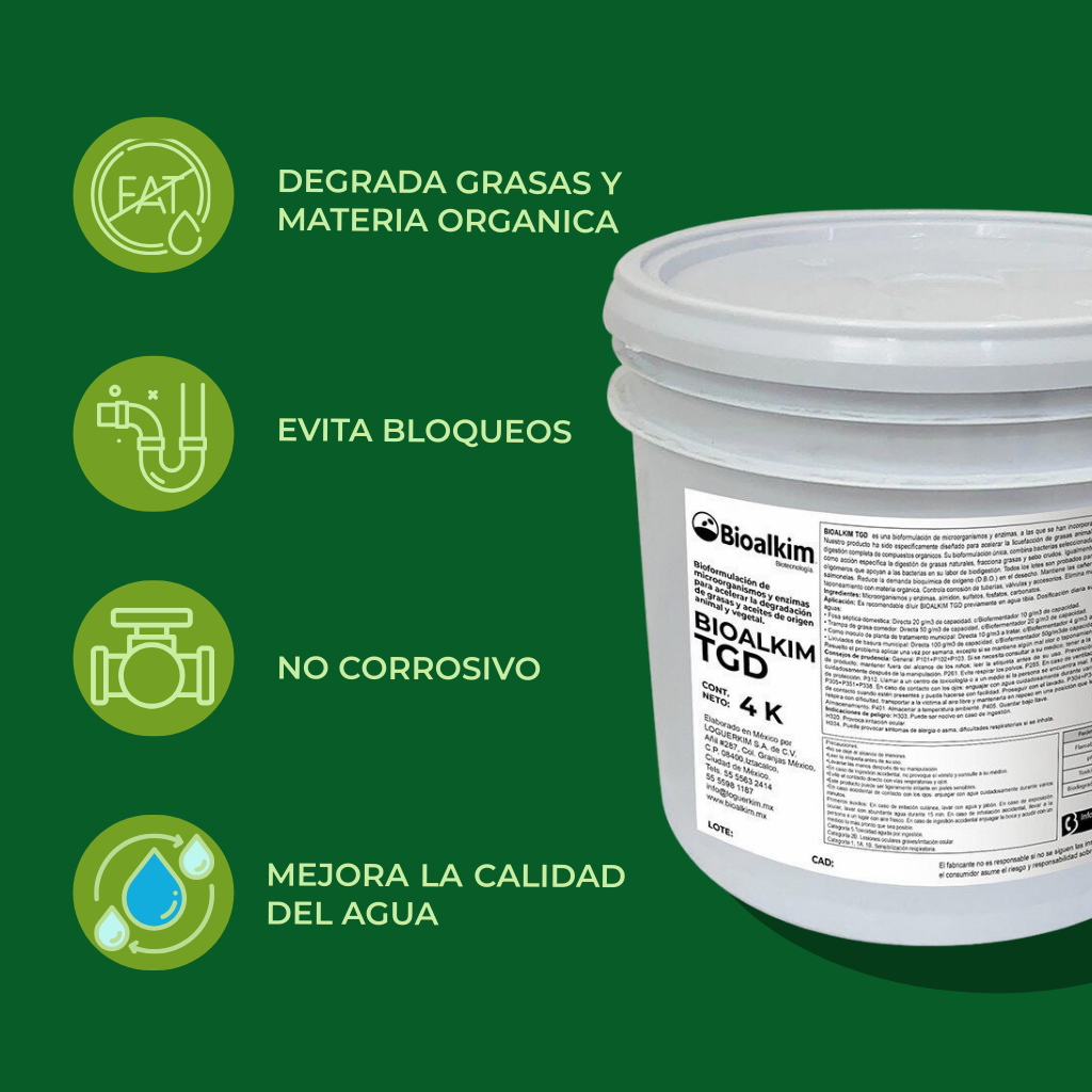 tratamiento en polvo, ecologico no toxico para plantas de tratamiento de agua, biodigestores o fosas septicas