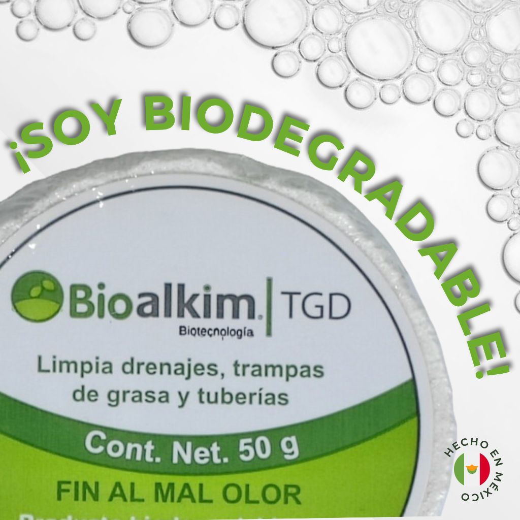 Pastillas Bioalkim 50g - Tratamiento Biológico para Trampas de Grasa y Fosas Sépticas