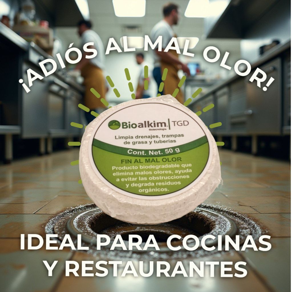 Pastillas Bioalkim 50g - Tratamiento Biológico para Trampas de Grasa y Fosas Sépticas